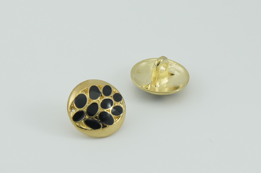 Гудзик металевий 18 мм Mertbutton, золото, АДС-548-28-gold
