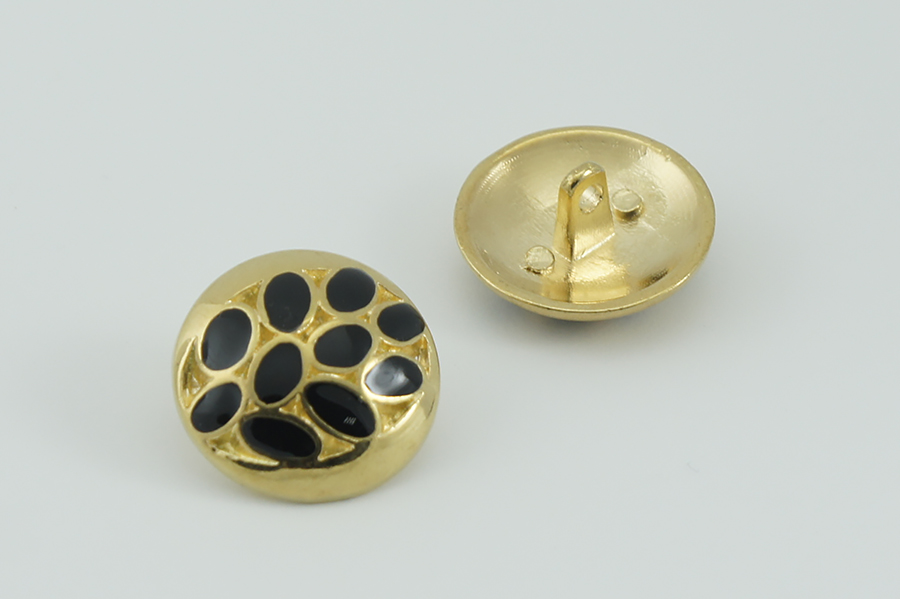 Гудзик металевий 23 мм Mertbutton, золото, АДС-548-36-gold