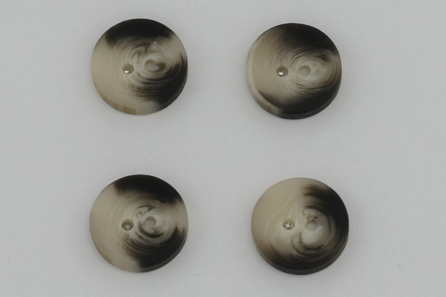 Гудзик 18 мм Mertbutton, какао сірий, FNL-253-28-0105