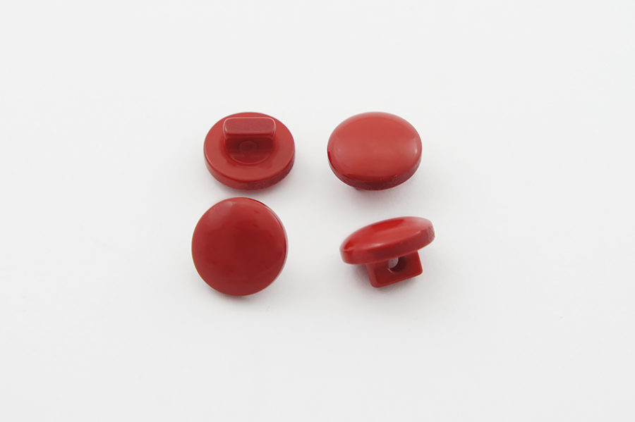 Гудзик 11 мм Mertbutton, червоний, 4023-18-0812