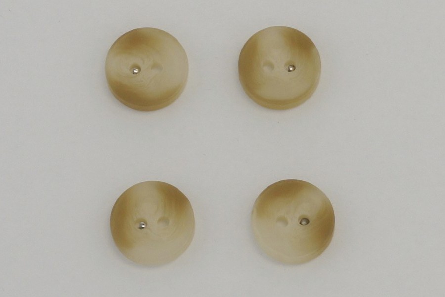 Гудзик 15 мм Mertbutton, бежевий, FNL-253-24-0118