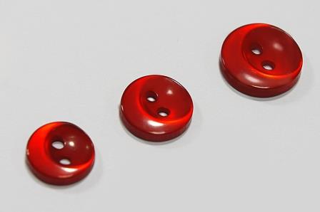 Гудзик 15 мм Mertbutton, червоний темний, 4012-23-1188