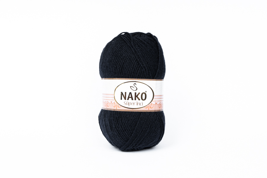 Пряжа Super inci 100гр/260м NAKO, синій, 3088