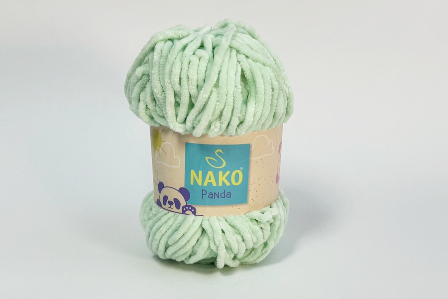 Пряжа Nako panda 100гр/120м, м'ятний, 3083