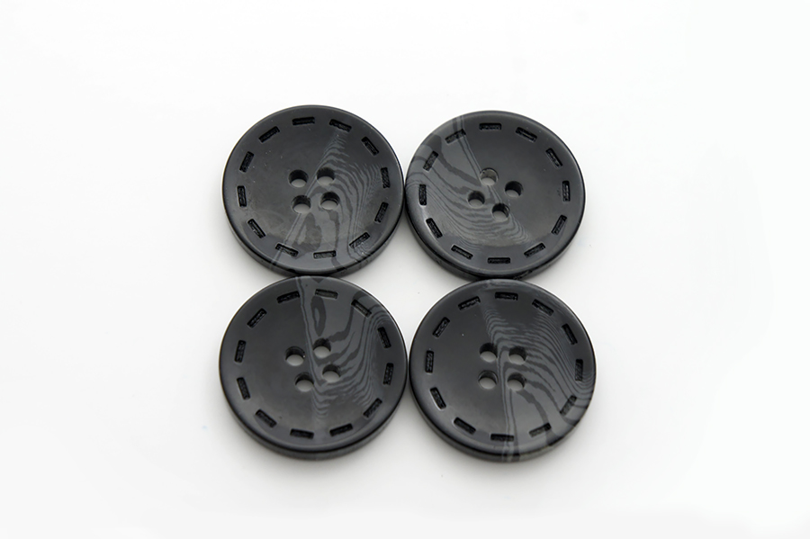 Гудзик 28 мм Mertbutton, чорний, 13-44-000
