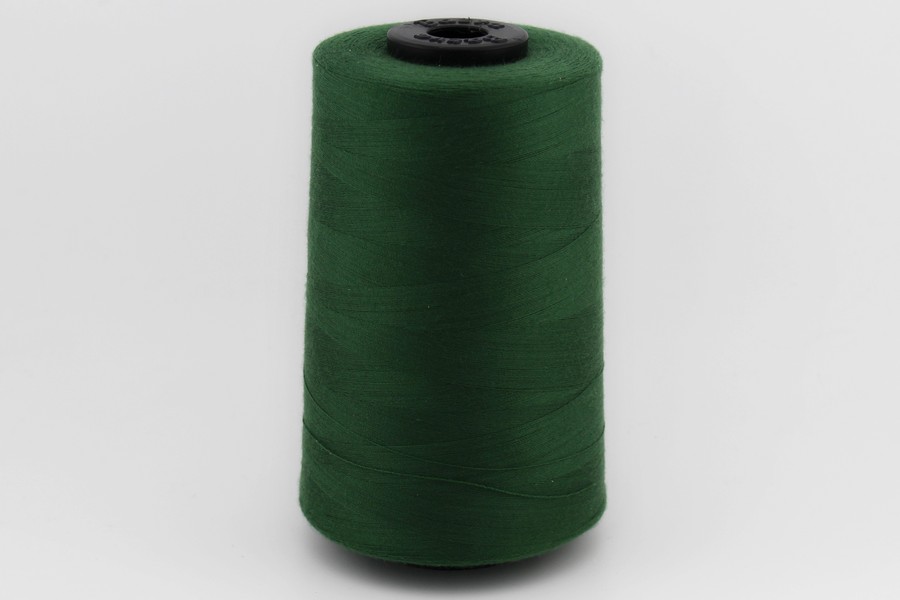 Нитки ПЕ №40/2 5000 м Barva, зелений темний, 4028