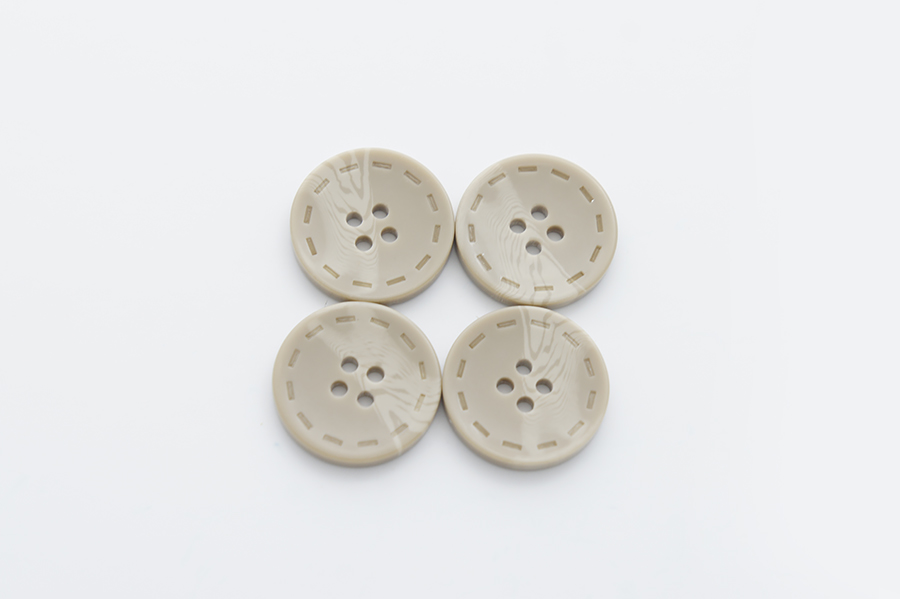 Гудзик 23 мм Mertbutton, бежевий, 13-36-0150