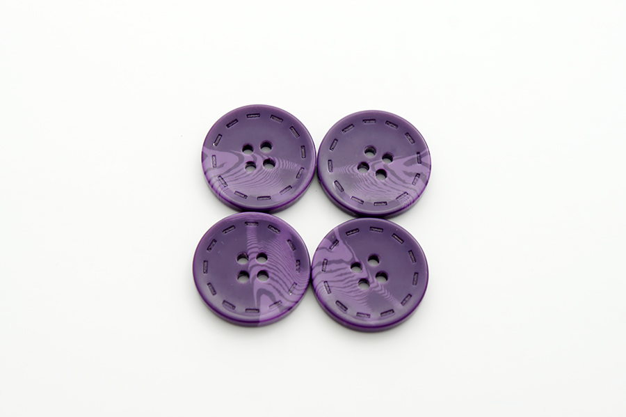 Гудзик 23 мм Mertbutton, фіолетовий ожиновий, 13-36-0298