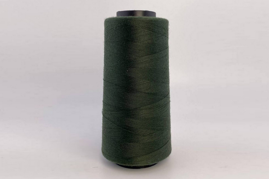 Нитки армовані ПЕ №45/2 3000 м Barva, зелений темний, 4022