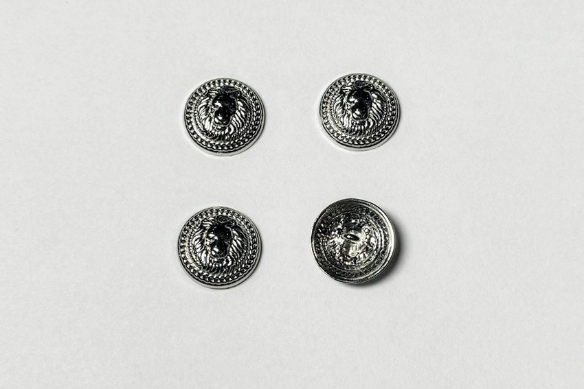 Гудзик металевий 18 мм Mertbutton, нікель чорний, UTS-48-28-b.nik