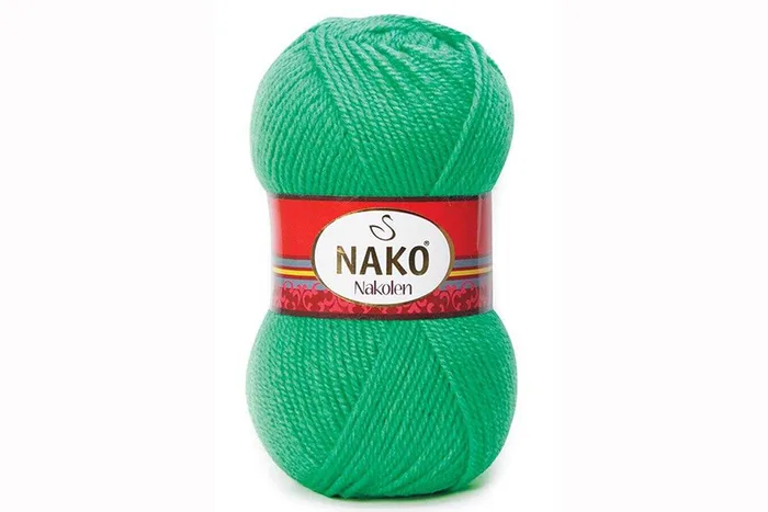 Пряжа 100гр/210м Nakolen, м'ятний, 13