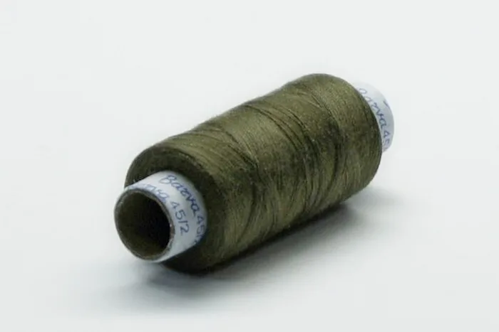 Нитки армовані №45/2 300 м Barva, хакі натуральний, 4006