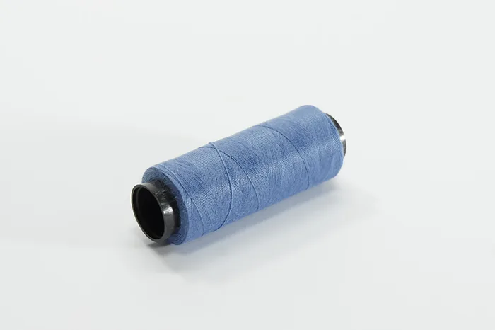 Нитки ПЕ №40/2 250 м Barva, блакитний темний, 2056