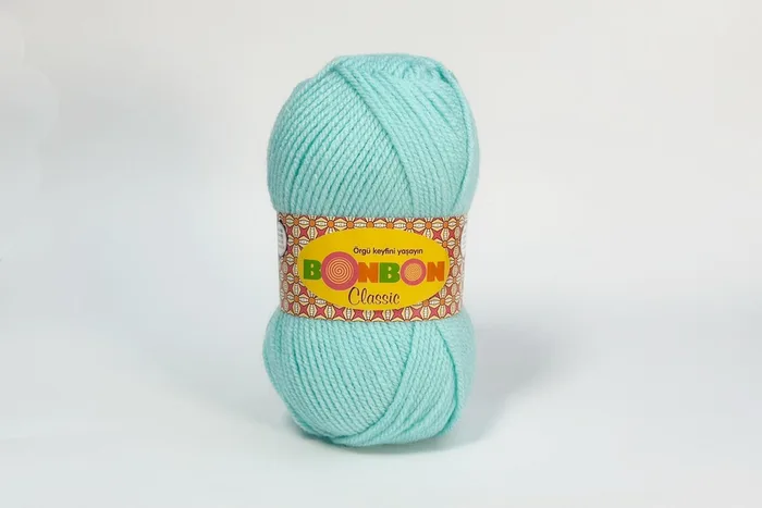 Пряжа Bonbon classic 100гр/200м NAKO, м'ятний, 98203