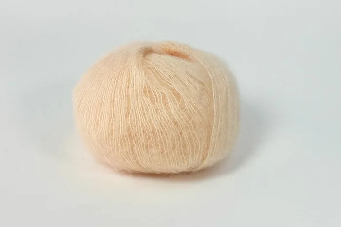 Пряжа Mohair 25гр/200м, персиковий, 8