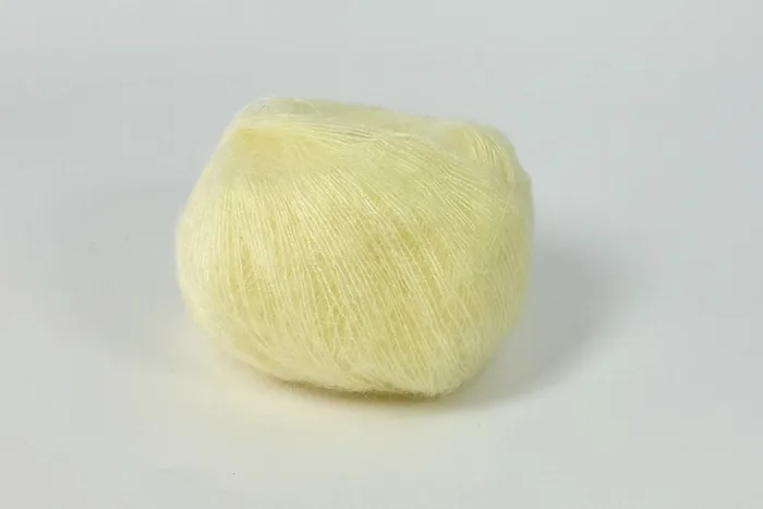 Пряжа Mohair 25гр/200м, жовтий, 16