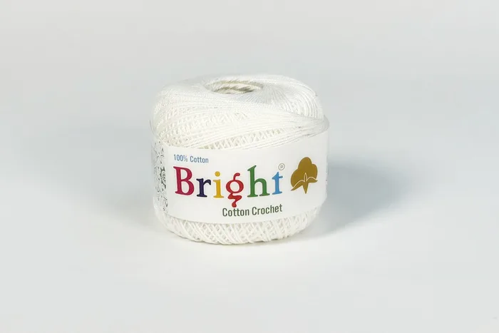 Нитки Ірис 50гр/230м Bright, білий, white