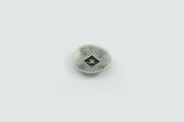 Гудзик металевий 18 мм Mertbutton, нікель, MTL-63-28-nik