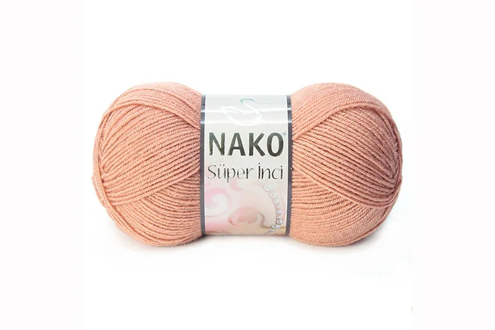 Пряжа Super inci 100гр/260м NAKO, молочний, 11071
