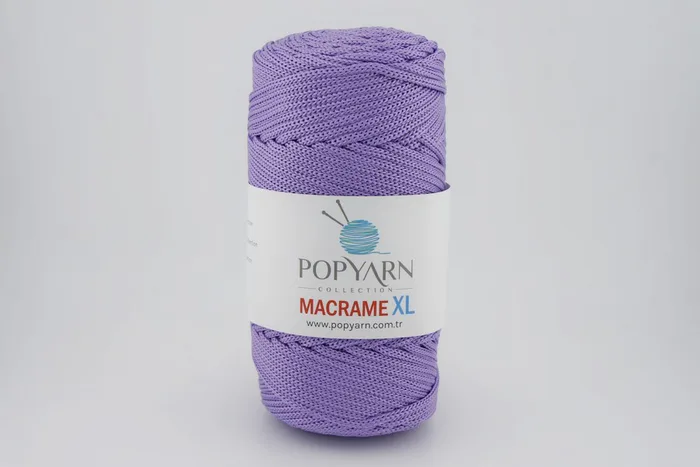 Пряжа Macrame XL 250гр/125м POPYARN, бузковий, 437
