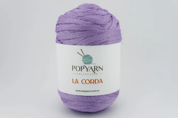 Пряжа La Corda 250гр/100м POPYARN, бузковий, 2036