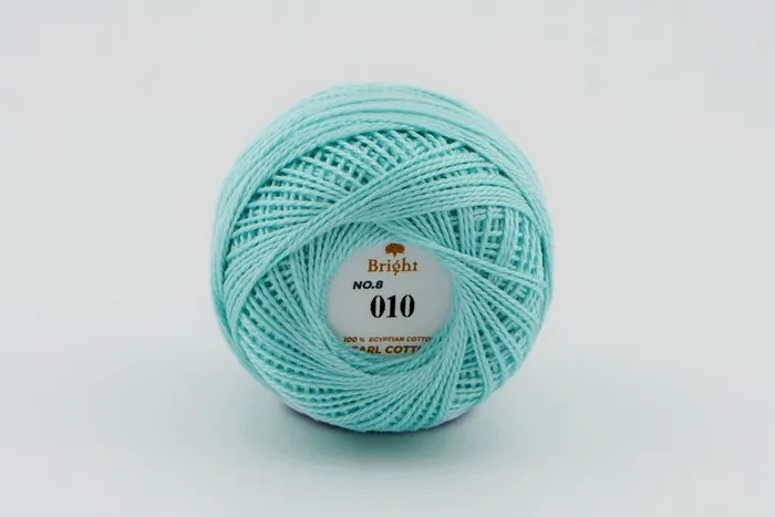 Нитки Ірис 10гр/80м Bright, бірюзовий