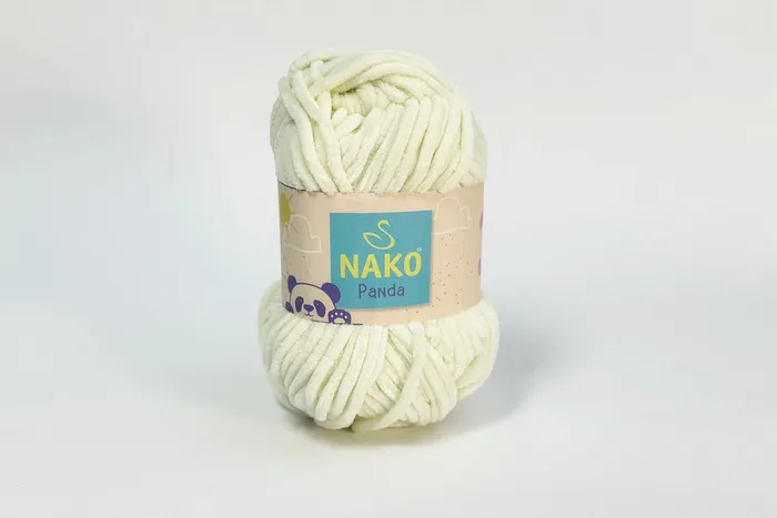 Пряжа Nako panda 100гр/120м, салатовий, 3118