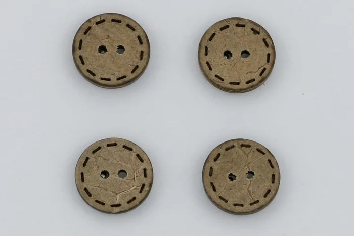 Гудзик 18 мм Mertbutton, бежевий, 1113-28-0856