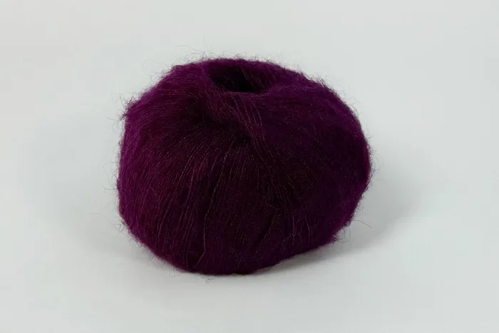 Пряжа Mohair 25гр/200м, бузковий, 24