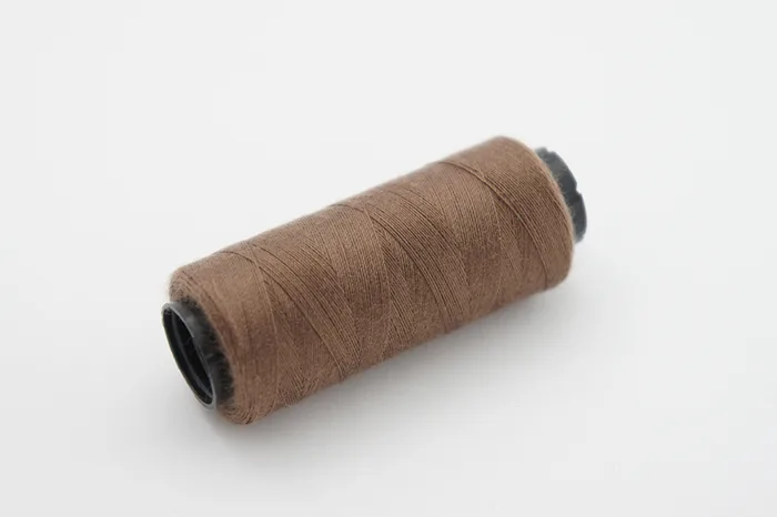 Нитки ПЕ №40/2 250 м Barva, коричневий світлий, 7087