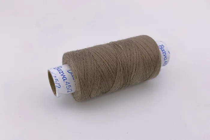 Нитки армовані №45/2 300 м Barva, бежевий темний, 7085