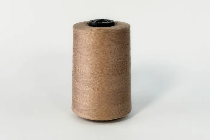 Нитки ПЕ №40/2 5000 м Barva, коричневий світлий, 6092