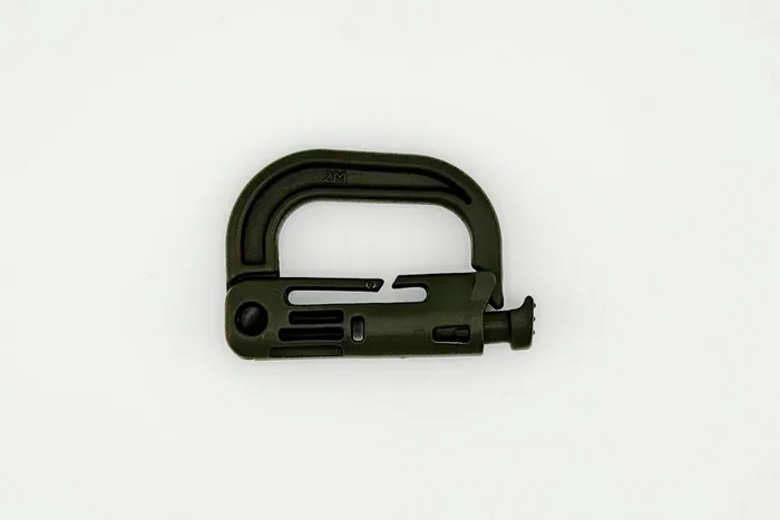 Карабін MASSLOCK 25 мм ацеталь Castiglioni, болотний темний