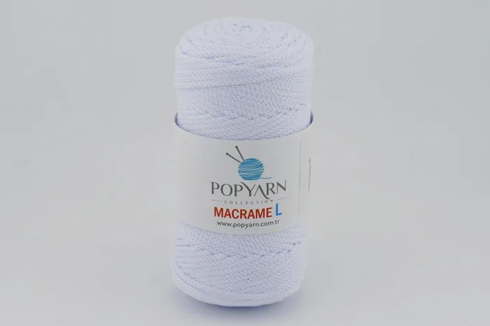 Пряжа Macrame L 100гр/90м POPYARN, бузковий, 403