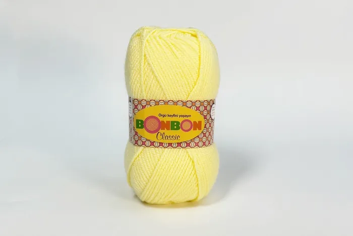 Пряжа Bonbon classic 100гр/200м NAKO, жовтий, 98595