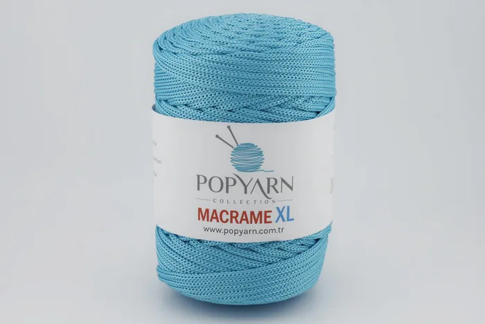 Пряжа Macrame XL 250гр/125м POPYARN, бірюзовий, 453