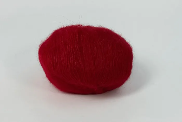 Пряжа Mohair 25гр/200м, червоний