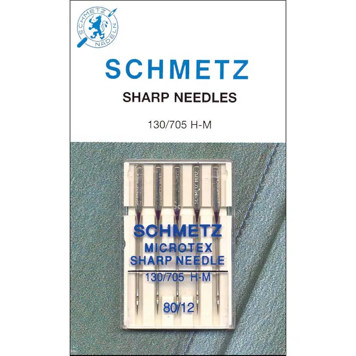 Голки із особливо гострим і тонким вістрям MICROTEX №80 SCHMETZ