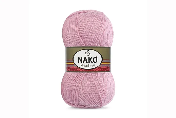 Пряжа 100гр/210м Nakolen, рожевий, 275