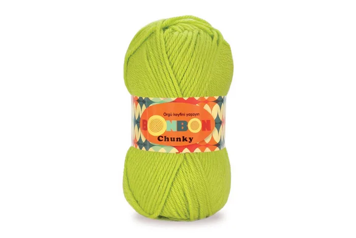 Пряжа Bonbon chunky 100гр/135м NAKO, салатовий, 98228