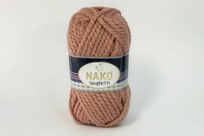 Пряжа Spaghetti 100гр/60м NAKO, рожевий, 11613