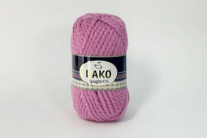 Пряжа Spaghetti 100гр/60м NAKO, рожевий, 6750