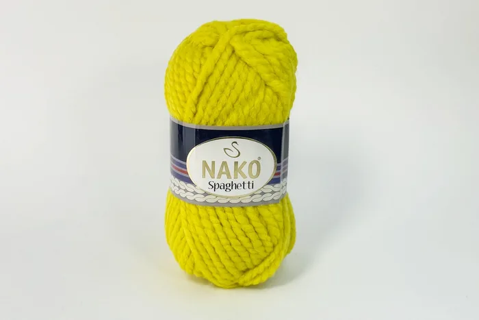 Пряжа Spaghetti 100гр/60м NAKO, зелений, 10633