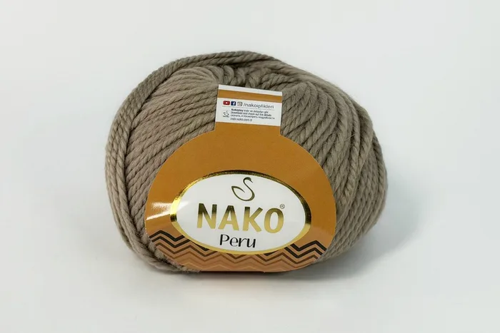 Пряжа Peru 100гр/130м NAKO, бежевий, 257