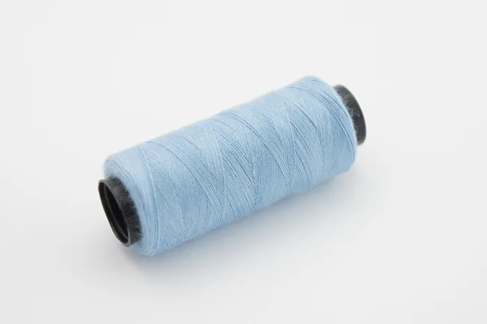 Нитки ПЕ №40/2 250 м Barva, блакитний яскравий, 2097