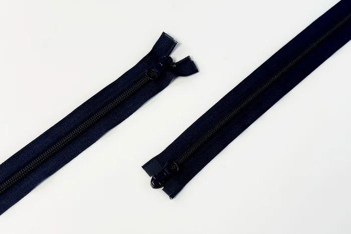 Блискавка YKK, T5, 2 замки, 75 см, синій темний