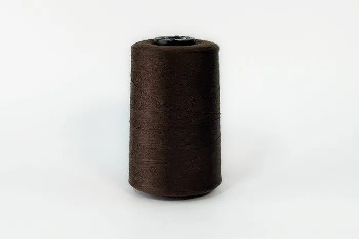Нитки армовані ПЕ №45/2 3000 м Barva, коричневий темний, 7083