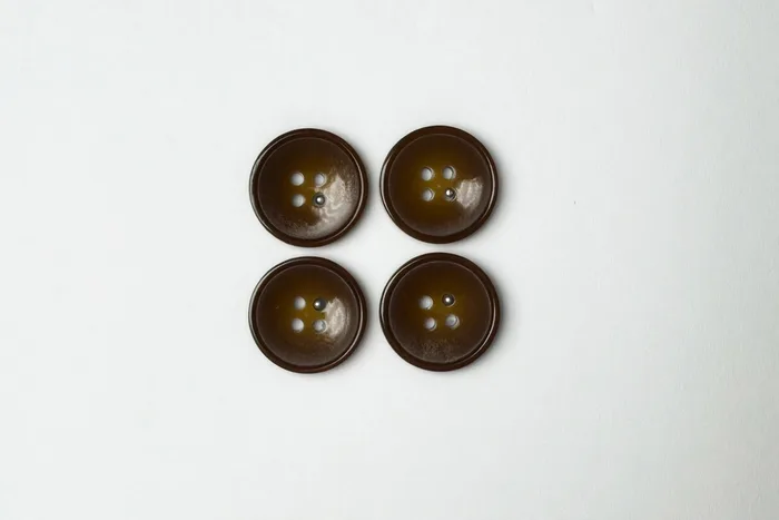 Гудзик 20 мм Mertbutton, коричневий світлий, 3107-32-0394