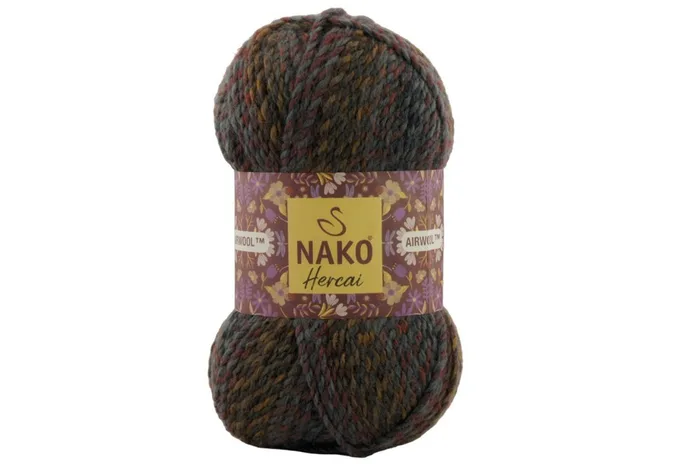 Пряжа Hercai 100гр/156м NAKO, секційного фарбування, 28049