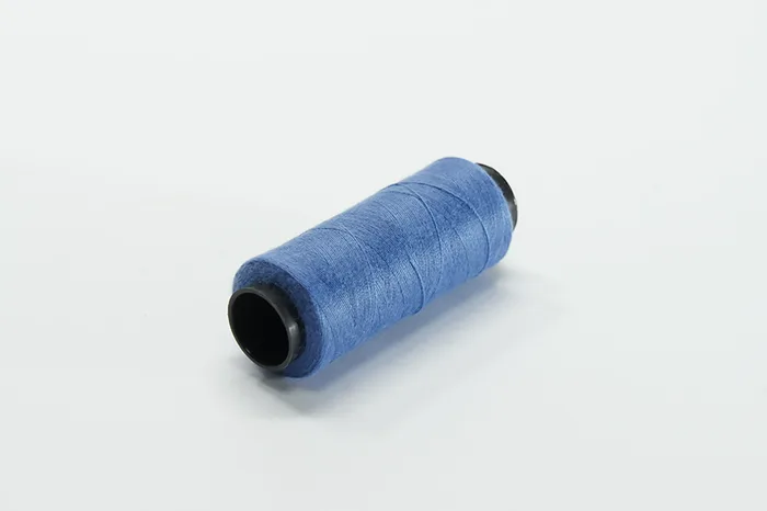 Нитки ПЕ №40/2 250 м Barva, блакитний темний, 2053
